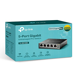 TP-LINK 5-Port Gigabit Desktop Easy Smart Switch, 5 10/100/1000Mbps RJ45 ports