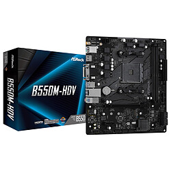 ASRock B550M HDV Carte mère ATX - Socket AMD AM4 - Chipset AMD B550