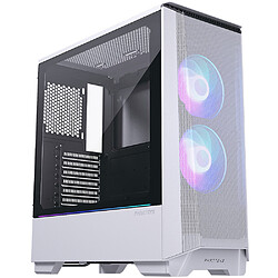 Phanteks Eclipse P360A White - Verre trempé Boitier PC ATX, Micro ATX, Mini ITX, E-ATX - ARGB - Blanc