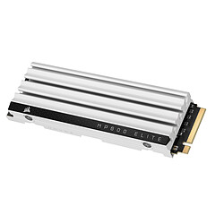 Corsair Disque SSD M.2 NVMe MP600 ELITE - 1 To - Optimisé pour PS5 SSD interne - CSSD-F1000GBMP600ECS - 7000 Mo/s - Avec dissipateur