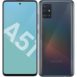 Samsung Galaxy A51 - 128 Go - Noir Prismatique Smartphone 6,5'' FHD+ Super AMOLED - HDR - 4G - Android 10 - Charge Rapide 15W - Quadruple capteur photo 48MP