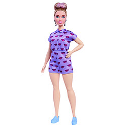 Barbie Fashionistas - Combi rose- Curvy-FJF40