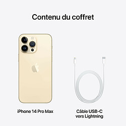 Apple iPhone 14 Pro Max - 5G - 128 Go - Gold pas cher