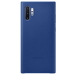 Samsung Coque cuir Galaxy Note10+ - Bleu