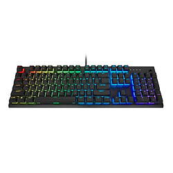 Corsair K60 RGB PRO - Clavier gamer Clavier gamer - Touche mécanique switchs CHERRY VIOLA - Rétroéclairage RGB -  AZERTY - Noir