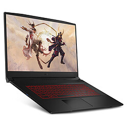 MSI Katana GF66 12UE-456XFR 15.6" FHD 144Hz - RTX 3060 GDDR6 6Go - intel Core i5-12500H - 16 Go DDR4-3200Mhz - SSD M.2 512 Go - Sans Système d'exploitation