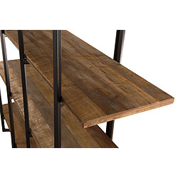 Acheter MACABANE Etagère SIXTINE 4 Niveaux Bois Teck Recyclé Acacia Mahogany Et Métal