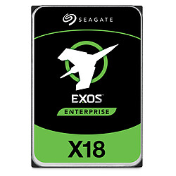 Seagate Technology Exos X18 Disque Dur HDD Interne 12000Go 3.5" SATA 258Mo/s Noir