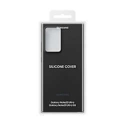 Acheter Samsung Coque en silicone pour Galaxy Note20 Ultra 5G - Mystic Black