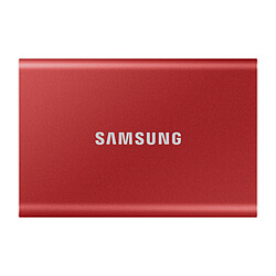 Samsung T7 Rouge métallique - 2 To - USB 3.2 Gen 2