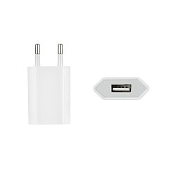 WE Chargeur secteur - 1 USB 1A - Blanc