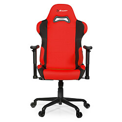 Arozzi Torretta - Rouge Chaise gamer revêtement tissu - dossier inclinable 145° - accoudoirs 2D - 100 kg max - fonction rocking chair