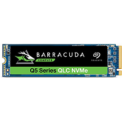 Seagate Technology SSD NVMeBarraCuda Q5 - 2To SSD interne - ZP2000CV3A001 - Lecture 2400 Mo/s