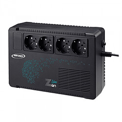 Infosec Zen Live 650 Onduleur 390W 650VA 50Hz Noir