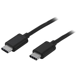 StarTech.com Câble USB 2.0 USB-C vers USB-C de 2 m - M/M - Noir Câble USB 2.0 USB-C vers USB-C de 2 m - M/M - Noir - Certifié USB-IF