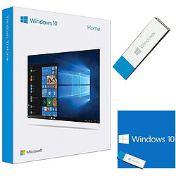 Microsoft Windows 10 Famille - 32/64 bits (version Clé USB)