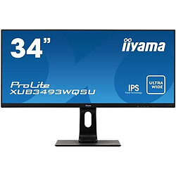 iiyama Ecran 34 pouces Ultra WQHD XUB3493WQSU-B1 - Ultra Wide QHD, IPS, 3440x1440