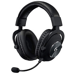 Logitech G PRO X Gaming Headset Noir Casque gamer - Son stéréo - Connexion filaire jack 3.5 mm - Noir