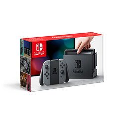 Nintendo Switch + Joy-Con Gris Console Nintendo Switch avec une paire de Joy-Con Gris