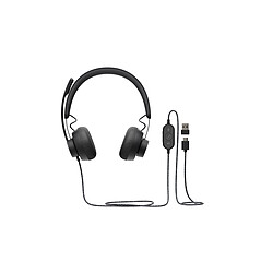 Avis Logitech Zone Wired UC Casque Arceau USB Type-C Noir