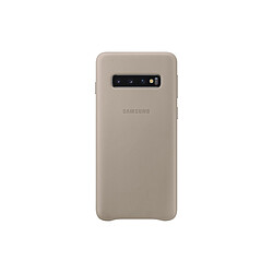 Samsung Coque Cuir Galaxy S10 - Gris