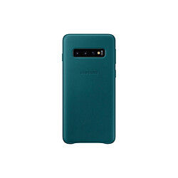 Samsung Coque Cuir Galaxy S10 - Vert