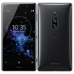 Sony Xperia XZ2 Premium - Noir Smartphone 5,8'' 4K HDR - 4G+ - 64 Go - Android 8.0 - Capteur d'empreintes digitales - Double appareil photo Motion Eye 19 Mpx et noir et blanc 12 Mpx