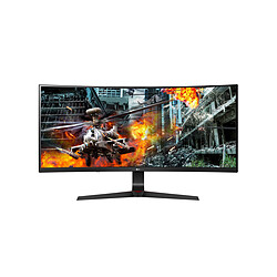 LG UltraGear 34GL750-B Ecran PC Gamer Incurvé - 2560*1080 - Dalle IPS - 5 ms - 144 Hz - AMD Freesync - Nvidia G-Sync - Flicker Free - HDMI/DisplayPort