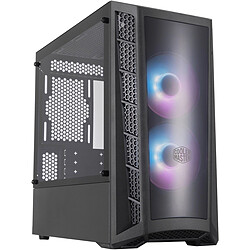 Cooler Master Ltd MASTERBOX MB320L - Micro-ATX - RGB - Noir - Avec fenêtre Boitier PC Micro-ATX - RGB - Avec fenêtre - Ventilateurs inclus - Sans alimentation