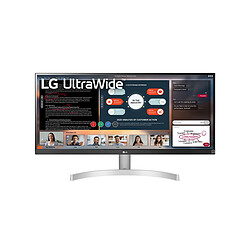 LG 29" LED 29WN600-W Ecran PC multimedia - FHD 2560*1080 - 5ms - 75 Hz - Dalle IPS - HDMI/DisplayPort