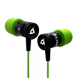 KLIM Ecouteurs gaming intra-auriculaire FUSION vert