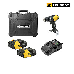 Perceuse PEUGEOT ENERGYDRILL-18V20 - 2 batteries 18V 2.0 Ah - 1 chargeur 250312