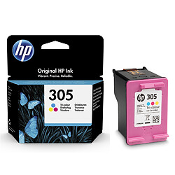 HP 305 Cartouche d'encre  authentique 3YM60AE - Trois couleurs