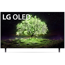 LG TV OLED 55" 139 cm - OLED55A1 Smart TV 4K UHD - Dalle OLED 60Hz - HDR - Dolby Atmos - 3x HDMI 2.0 - Compatible Google Assistant & Alexa - Apple AirPlay 2 - Modèle UE