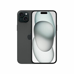 Apple iPhone 15 Plus - 5G - 6/256 Go - Noir Écran Ceramic Shield Super Retina XDR de 6,7" - 5G - Puce A16 Bionic - Système photo pro - Compatible accessoires MagSafe - iOS 17