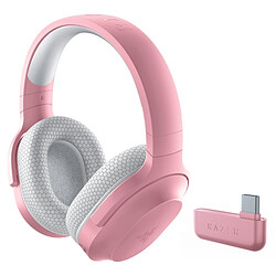 Razer Barracuda X Casque PC Sans Fil Bluetooth USB-C Détachable Quartz Rose