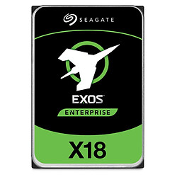 Seagate Technology Exos X18 Disque Dur HDD Interne 12000Go 3.5" SATA 258Mo/s Noir Seagate Exos X18 12To SATA 512e/4Kn Exos X18 12To HDD SATA 7200tpm 256Mo cache 512e/4Kn BLK