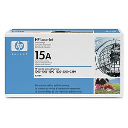 Toner imprimante laser noir HP 15A - C7115A