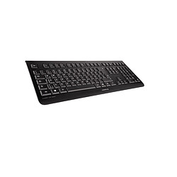 Avis Cherry DW 3000 E - Pack Clavier + Souris 3 boutons - Indicateur de charge des piles - Sans fil - USB - Noir