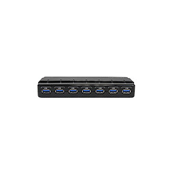 StarTech.com Hub SuperSpeed USB 3.0 avec 7 ports - Concentrateur USB 3.0 avec adaptateur d'alimentation