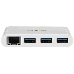 Avis StarTech.com Hub USB 3.0 à 3 ports avec Gigabit Ethernet - USB-C vers 3x USB-A - Blanc