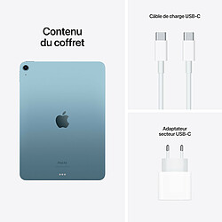 Apple iPad Air WiFi - 5ème génération - WiFi - 8/256 Go - Bleu pas cher