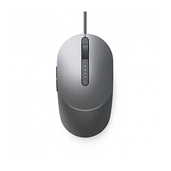 Dell MS3220 - Gris titan Souris bureautique filaire - USB 2.0 - 5 boutons programmables - laser - 3200dpi max