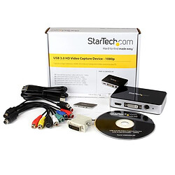 Acheter StarTech.com Boîtier d'acquisition vidéo HD USB 3.0 - Enregistreur vidéo HDMI / DVI / VGA / Composant - 1080p - 60fps