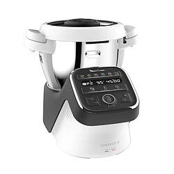 MOULINEX HF80C800 Companion XL Noir Robot Cuiseur Multifonction, Capacité utile 3L, 12 programmes, Gaspacho, Risotto moulinex - robot cuiseur multifonctions 3l 1550w noir - hf80c800