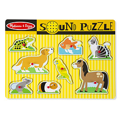 Melissa & Doug Puzzle Sonore - Animaux Domestiques - 10730