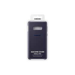 Avis Samsung Coque Silicone Galaxy S10e - Bleu Marine