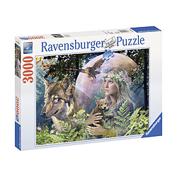 Ravensburger Puzzle Loups au clair de lune – 3000 pièces