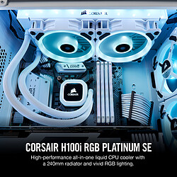 Corsair Hydro Series H100i Platinum SE - RGB - 240 mm pas cher