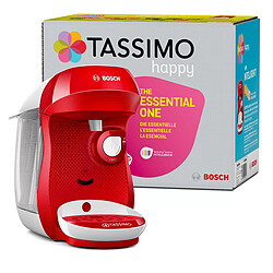 Bosch Tassimo Happy TAS1006 Rouge Cafetière Tassimo - 0,7 L - 3,3 bars - Fonction One Touch